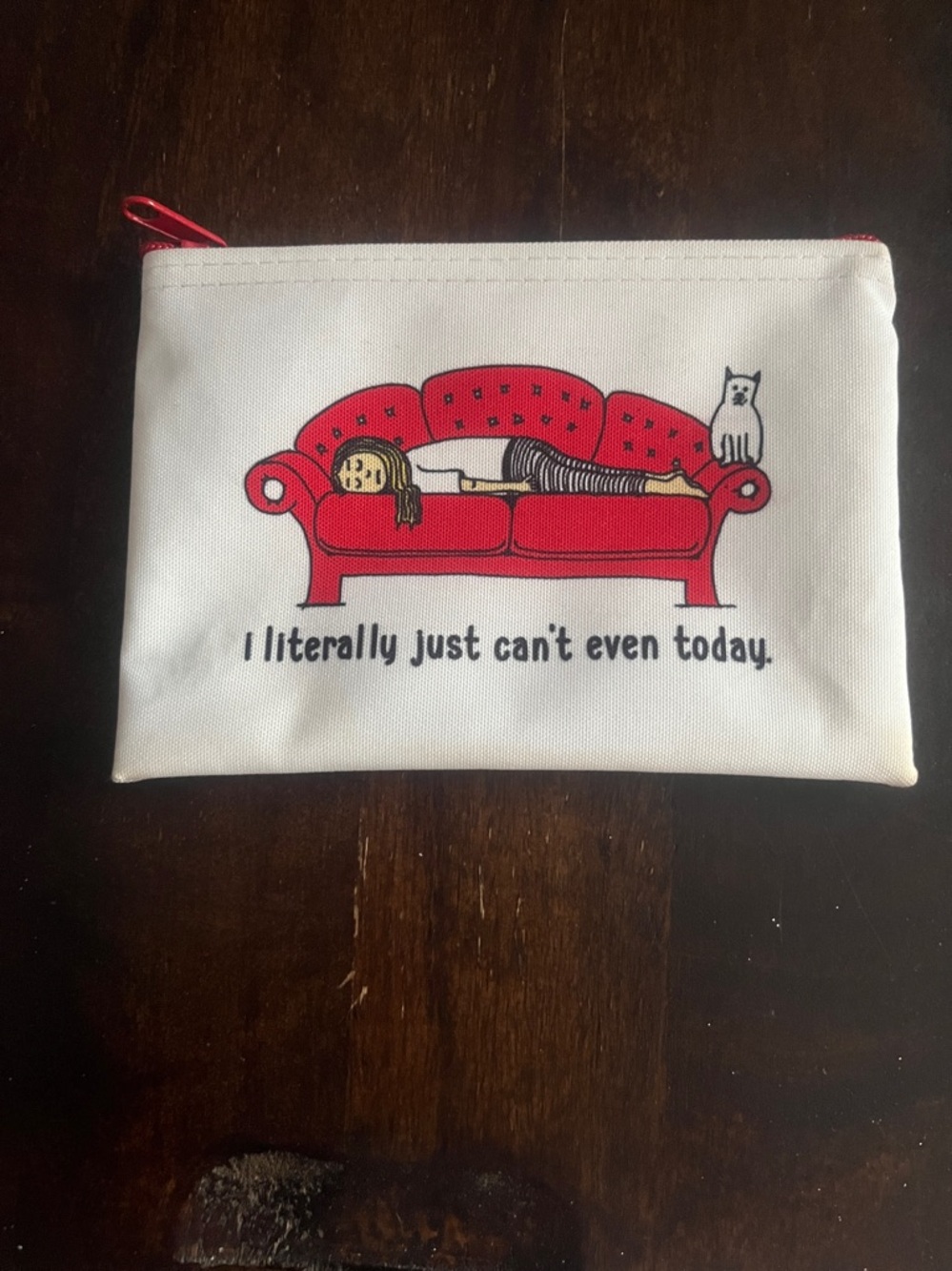 Two for $10 or four for $15 zipper pouch